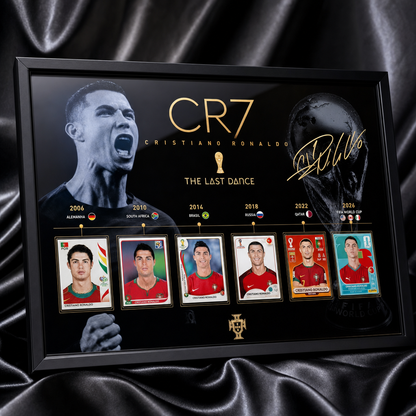 CR7 "The Last Dance 2026" World Cup Sticker Premium Display Frame