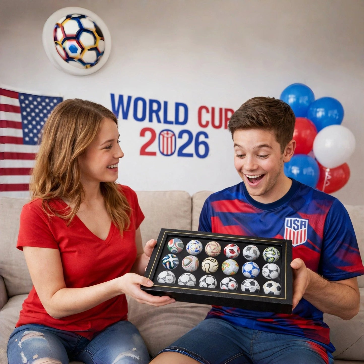 ⚽2026 World Cup Sale🔥 Up to 49% OFF! - 🏆 Handcrafted Mini Soccer Ball Collection (1970–2026).