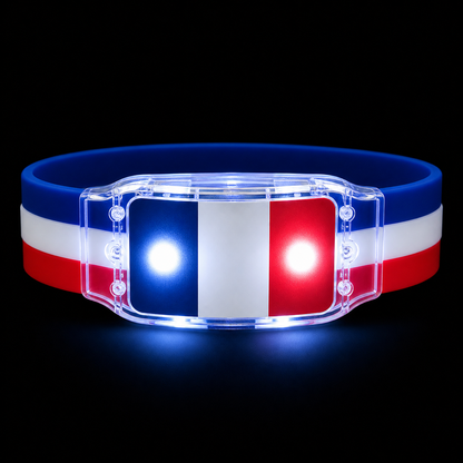 🔥 Bracelet LED Lumineux Pays | Édition Coupe du Monde 2026 🔥