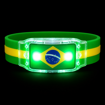 🔥 Bracelet LED Lumineux Pays | Édition Coupe du Monde 2026 🔥