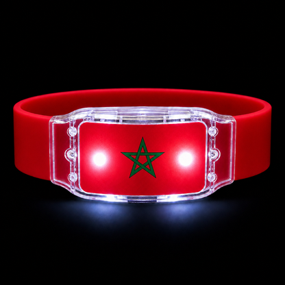 🔥 Bracelet LED Lumineux Pays | Édition Coupe du Monde 2026 🔥