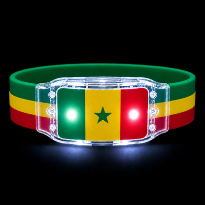 🔥 Bracelet LED Lumineux Pays | Édition Coupe du Monde 2026 🔥