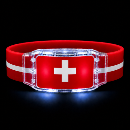 🔥 Bracelet LED Lumineux Pays | Édition Coupe du Monde 2026 🔥