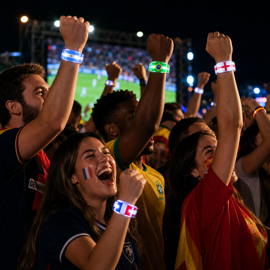 🔥 Bracelet LED Lumineux Pays | Édition Coupe du Monde 2026 🔥