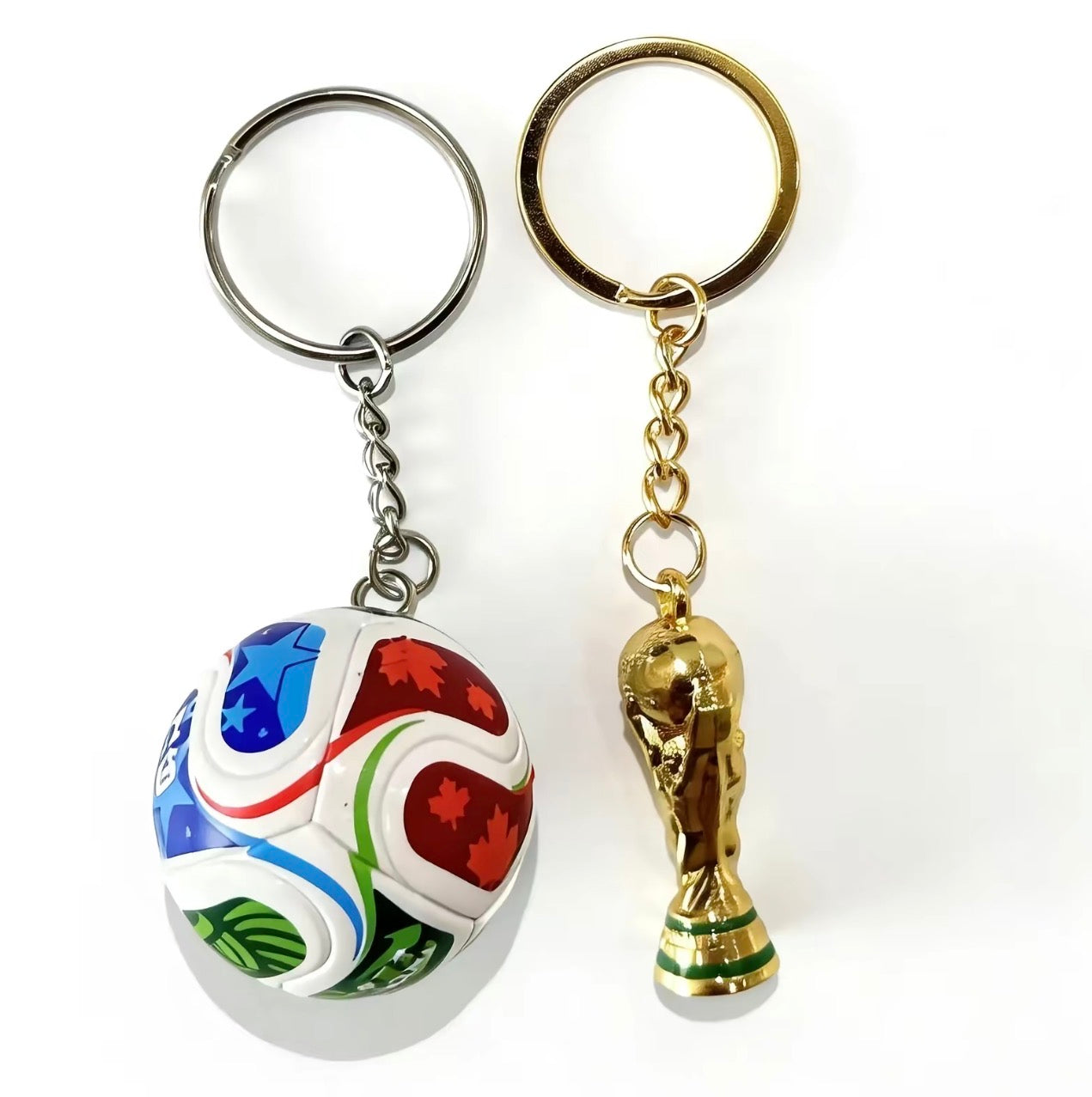 🔥 2026 World Cup Keychain Set 🇺🇸 🇲🇽 🇨🇦