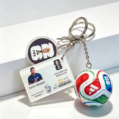 World Cup Legend Card Charm